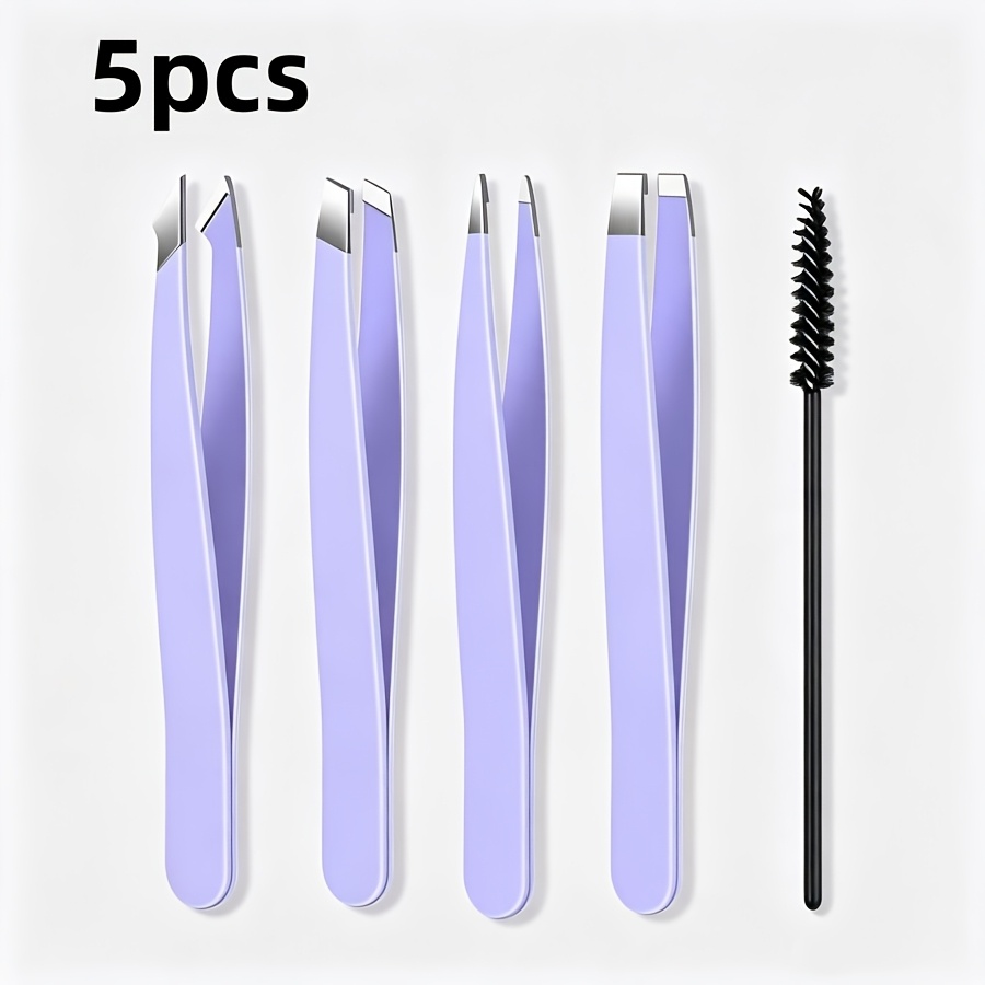 Eyelash Extension Remover - Set di 5 Pinzette in Acciaio