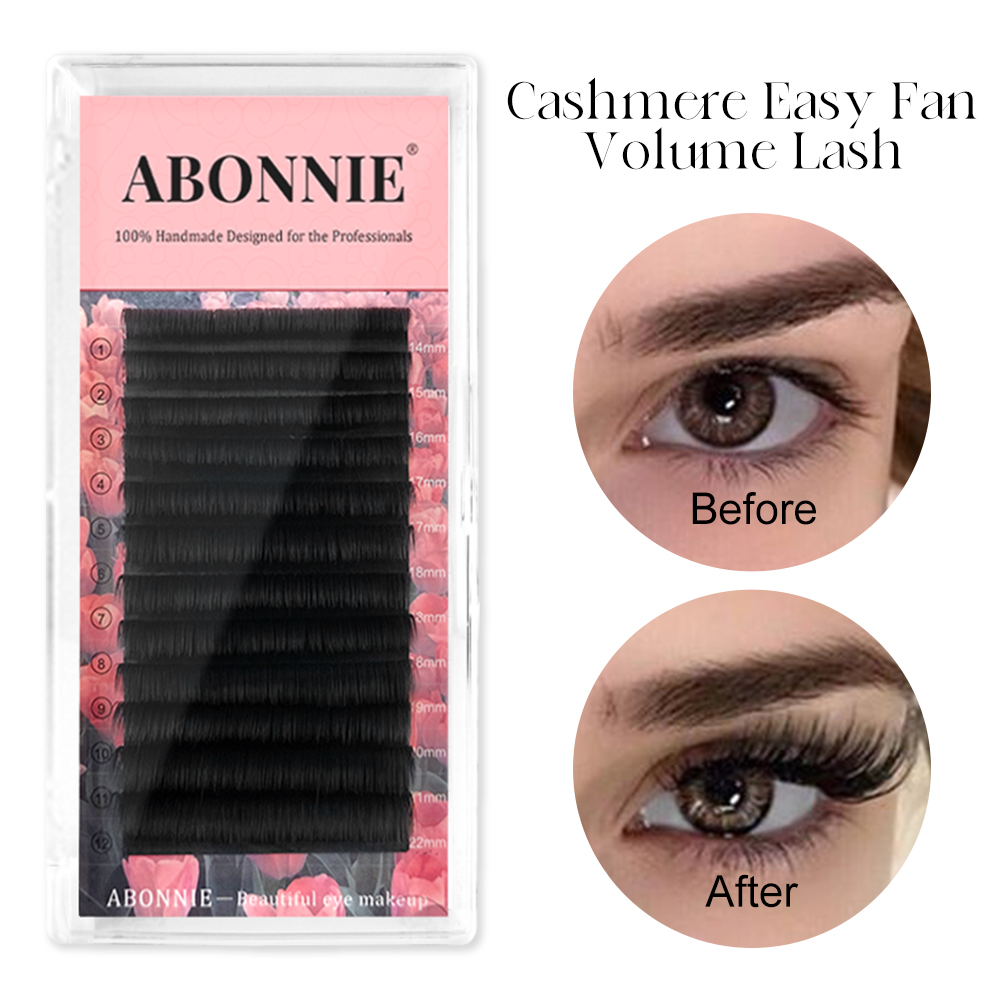 Eyelash Extension Russian Volume - Abonnie Easy Fanning Estensioni ciglia Ciglia