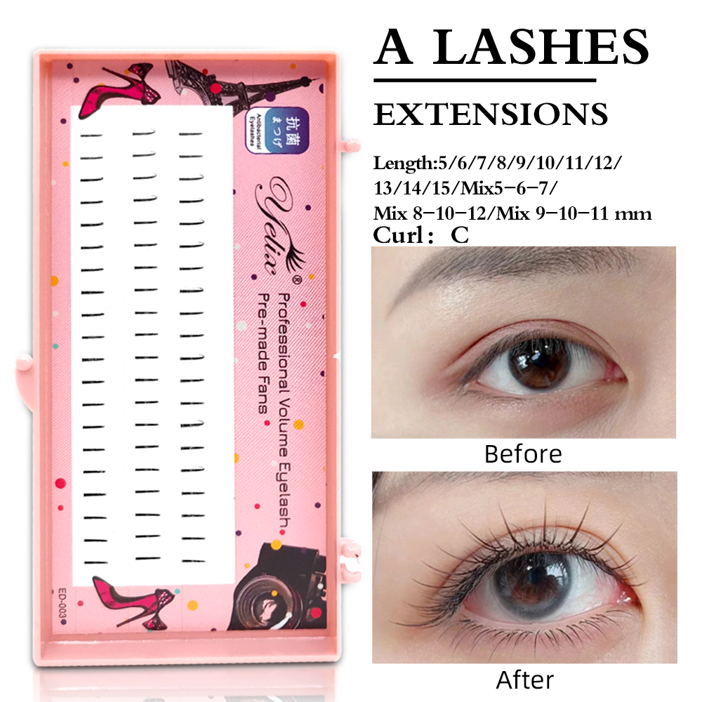 Eyelash Extension Look - Ciglia Finte Naturali Morbide Yelix, Ciglia