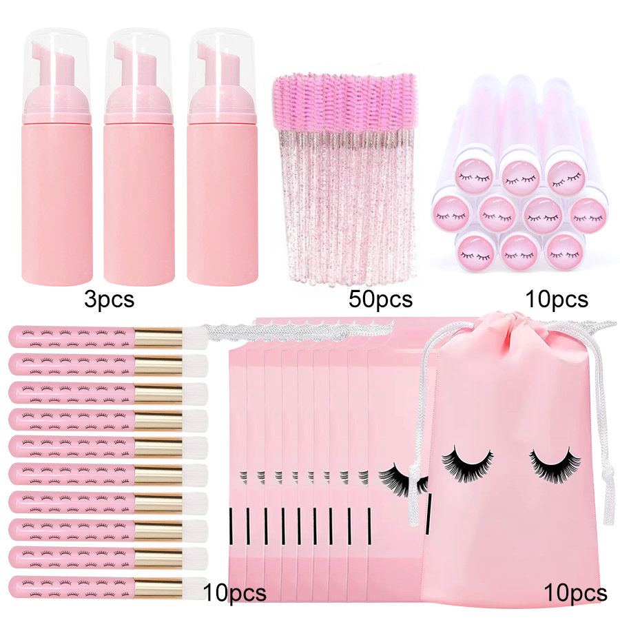 Eyelash Extension Aftercare - Set di pennelli per bottiglie di