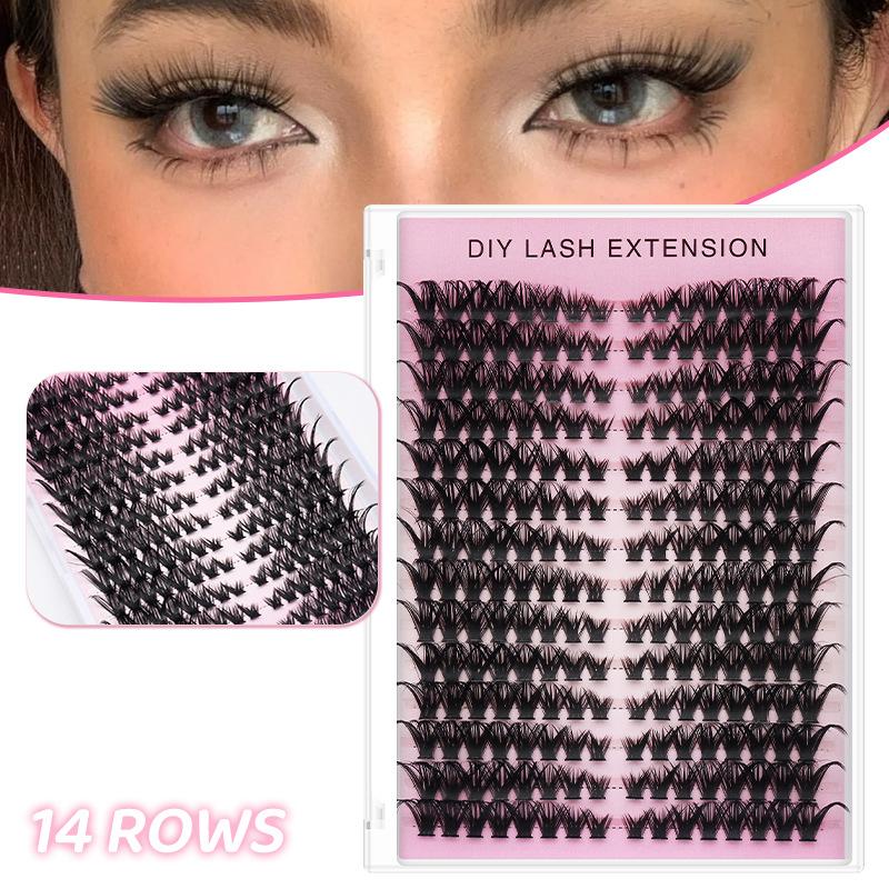 Eyelash Extension Look - 20 pz. Ciglia Finte Fai-da-te a