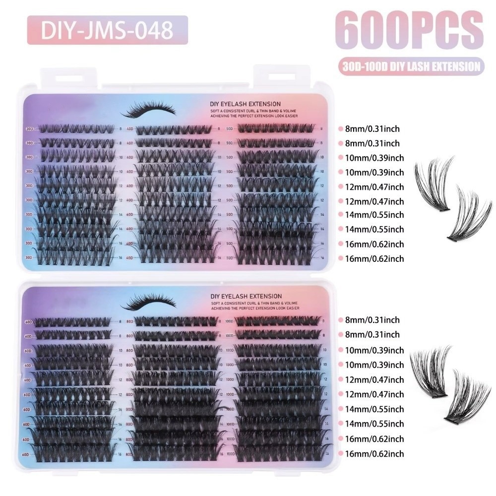 Eyelash Extension Wispy - Nuove Ciglia Finte Adesive Effetto Naturale
