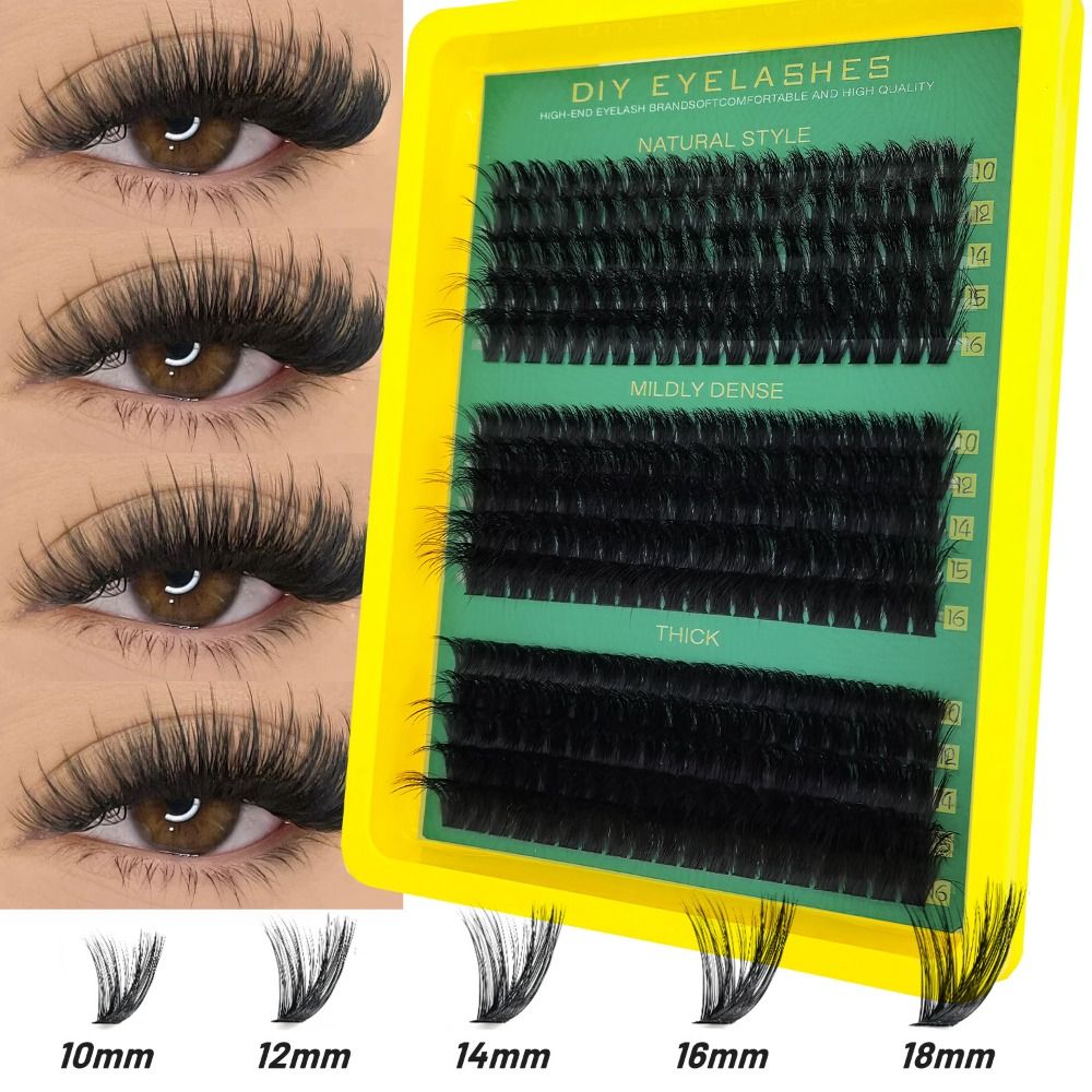 Eyelash Extension Wispy - Kit Extension Ciglia Finte Effetto Naturale,