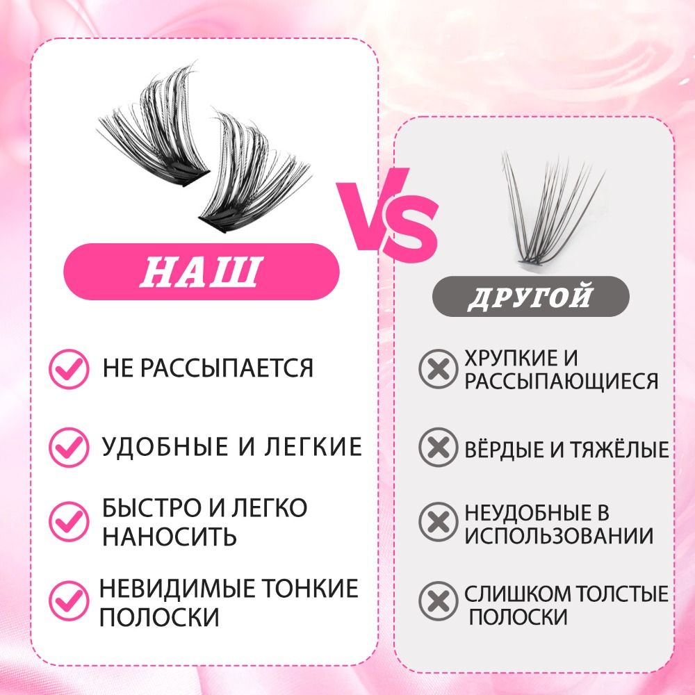 Eyelash Extension Wispy - Ciglia Finte dall'Aspetto Naturale, Stile Wispy,