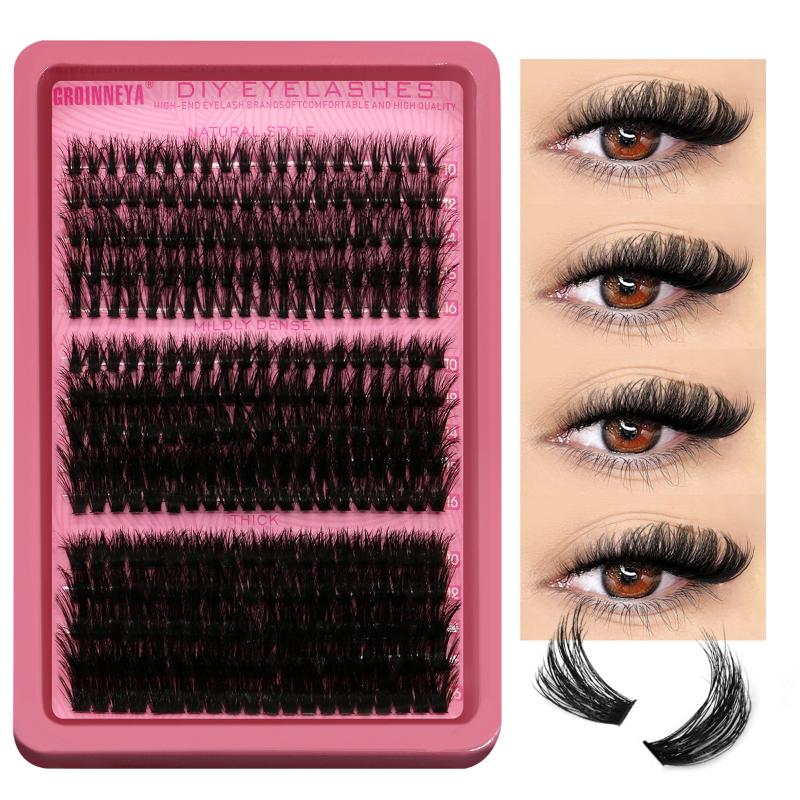Eyelash Extension Wispy - Kit Ciglia a Ciuffetti, Ciglia Individuali,