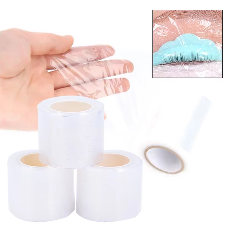 Eyelash Extension Examples - Pellicola Trasparente per Trucco 200m/Rotolo, per