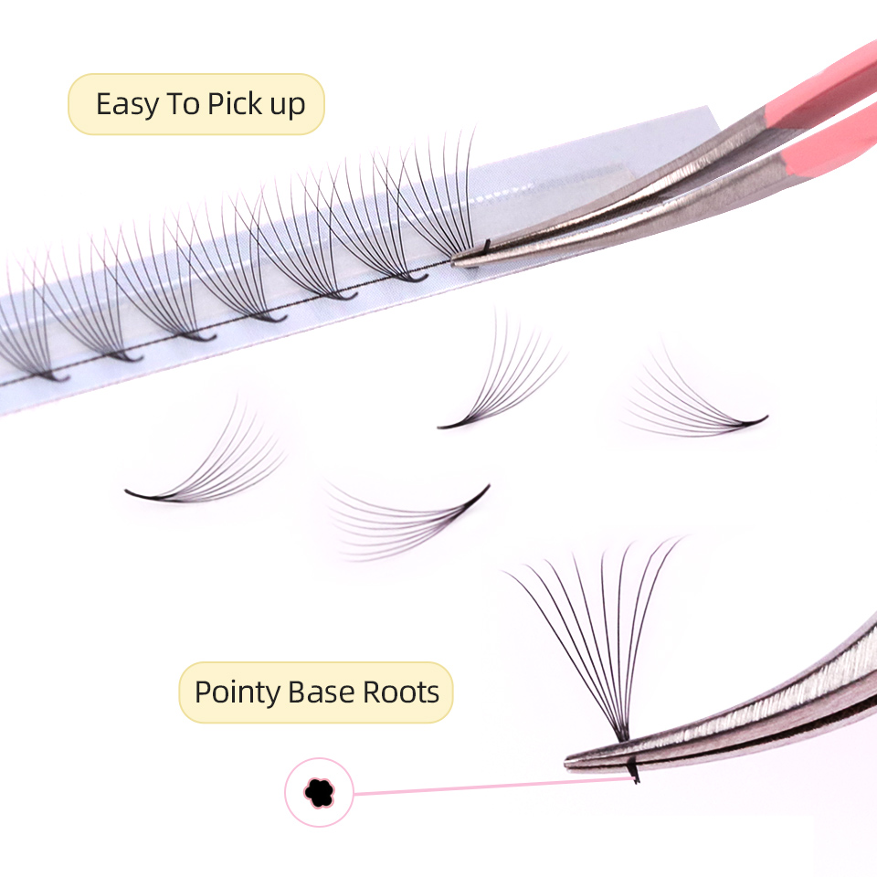 Ventole prefabbricate a stelo  - Eyelash Extension Russian Volume recensione e prezzo