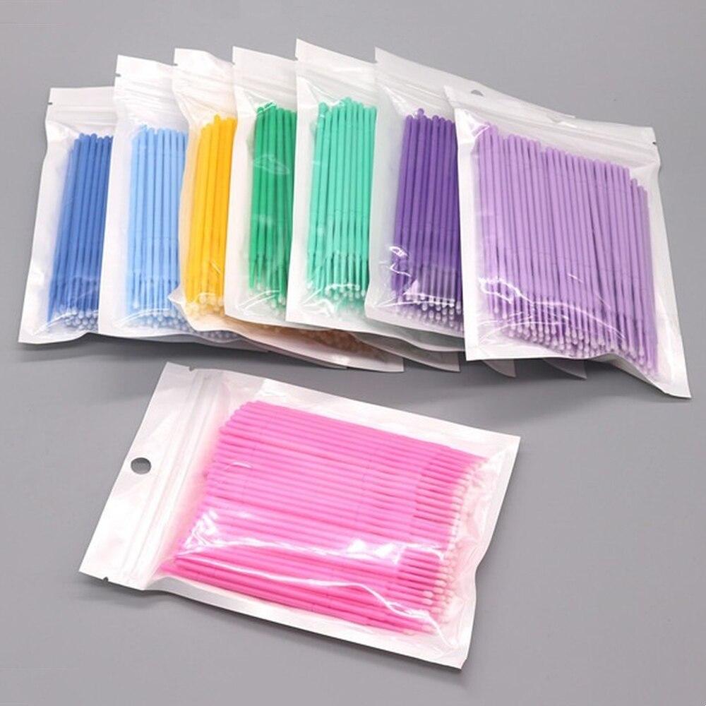 100 pz/lotto Micro Pennelli Mo - Eyelash Extension Examples recensione e prezzo
