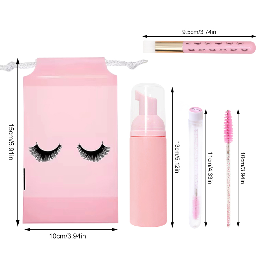 Set di pennelli per bottiglie  - Eyelash Extension Aftercare recensione e prezzo