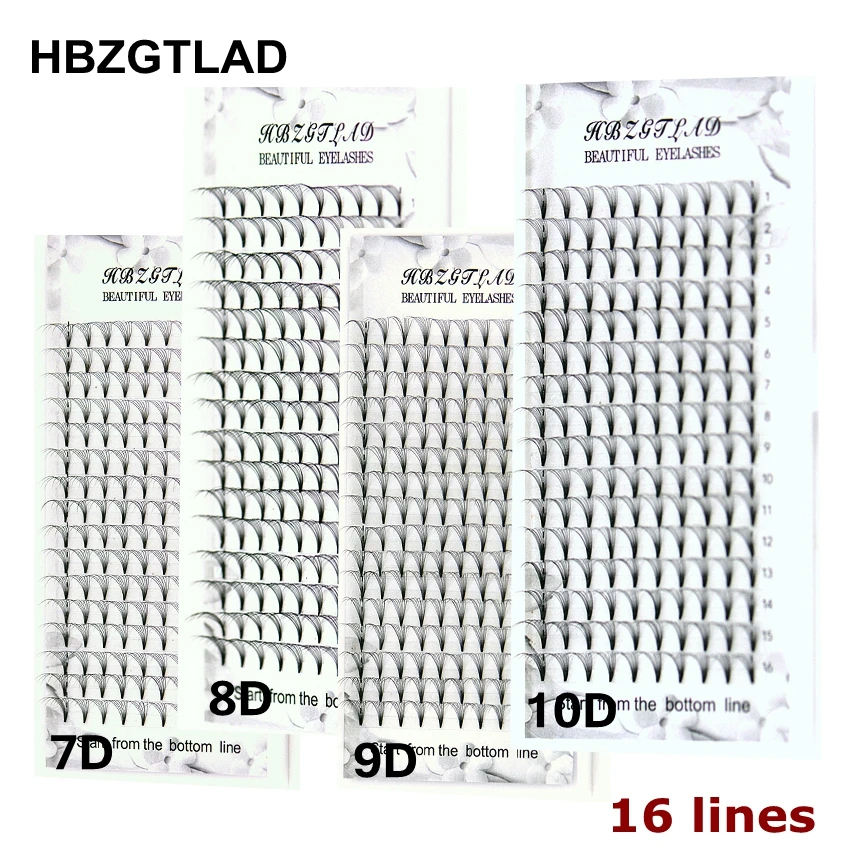 HBZGTLAD 16 Linee di Ciglia Fi - Eyelash Extension Russian Volume recensione e prezzo