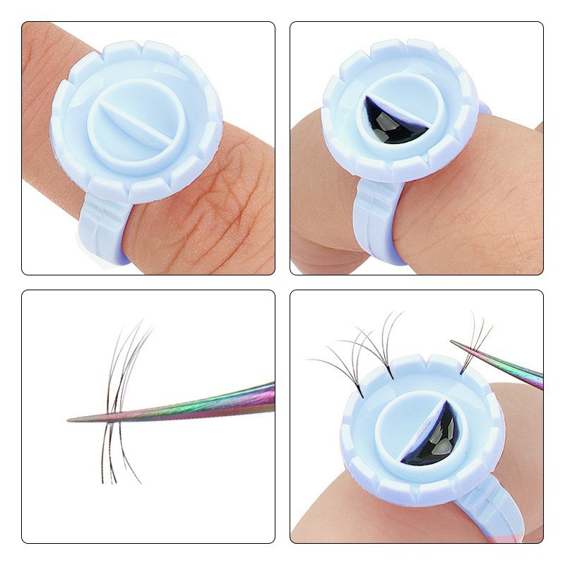 100 pz Colla Usa E Getta Anell - Eyelash Extension Examples recensione e prezzo