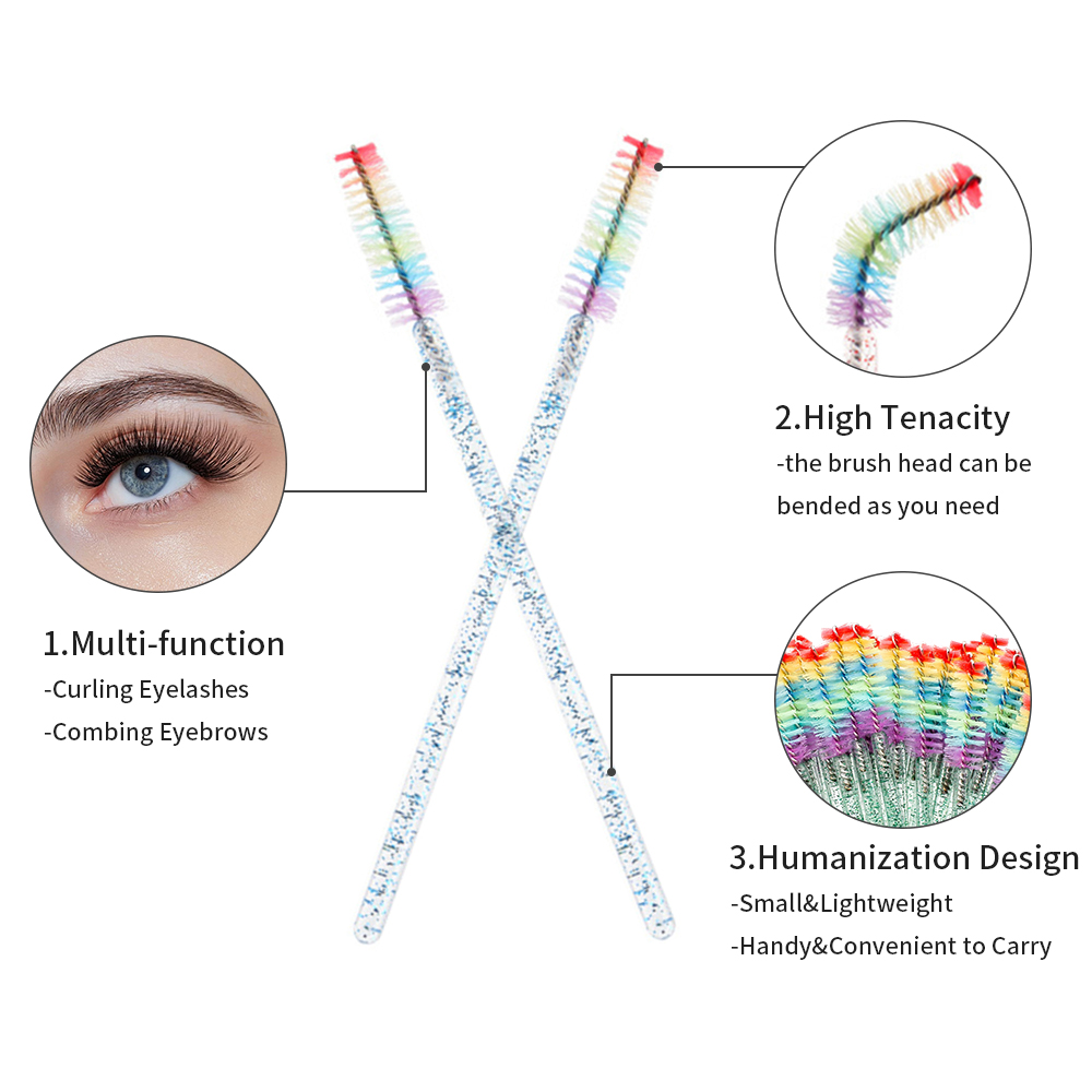 50 Pezzi Pennelli per Trucco C - Eyelash Extension Examples recensione e prezzo