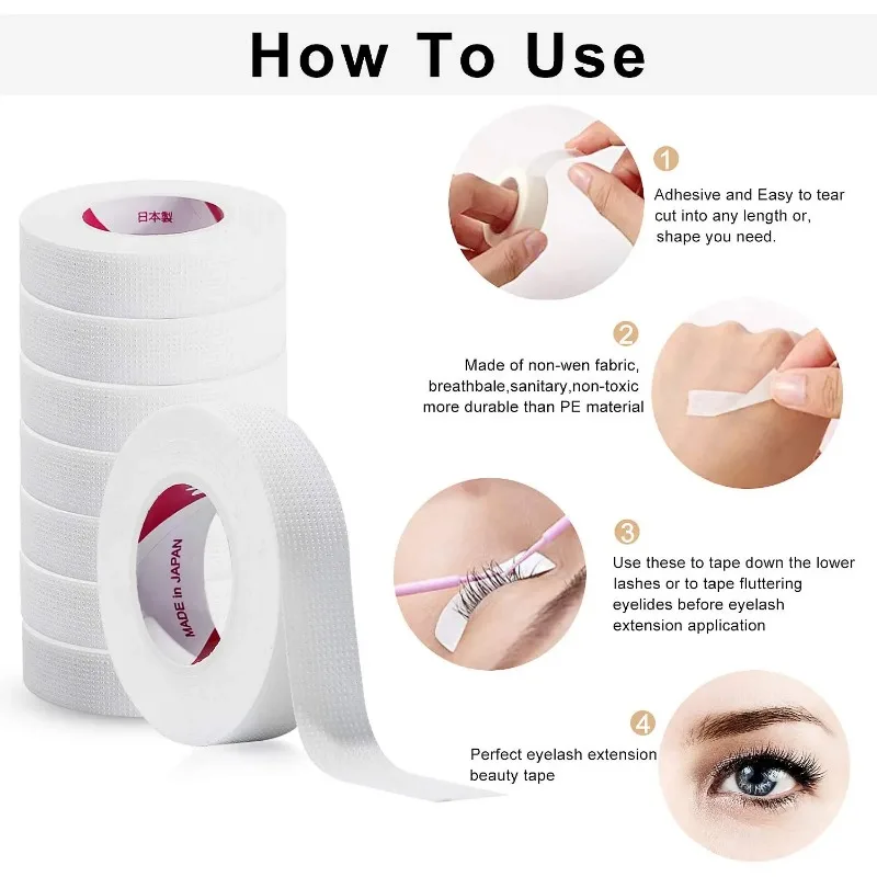 6 Rotoli di Nastro Isolante Gi - Eyelash Extension Japanese recensione e prezzo