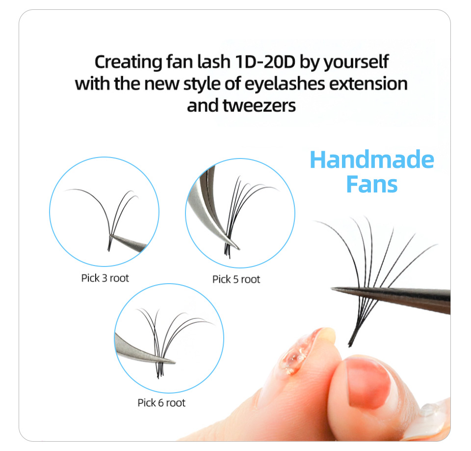 AGUUD 16 file lunghe 16-20mm e - Eyelash Extension Russian Volume recensione e prezzo