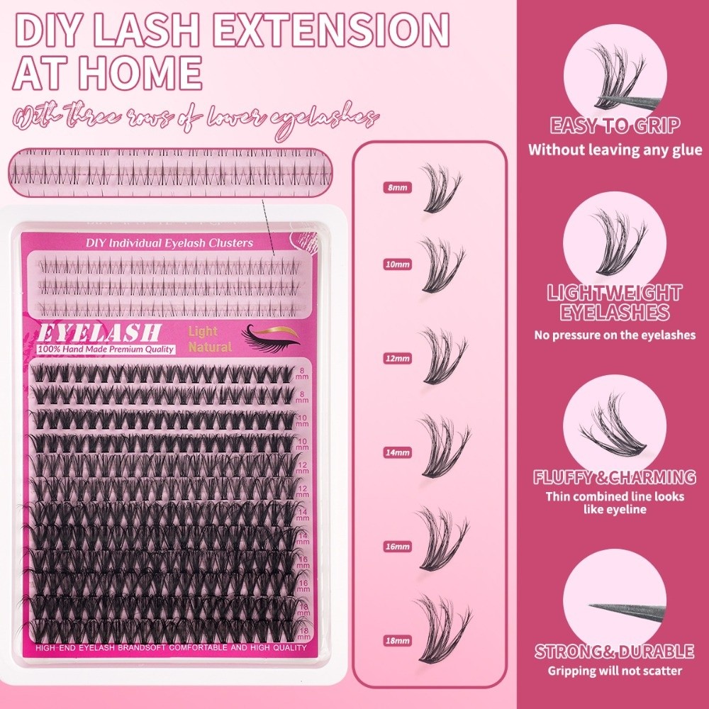Ciglia Finte Lunghe 8-18mm, Ef - Eyelash Extension Wispy recensione e prezzo