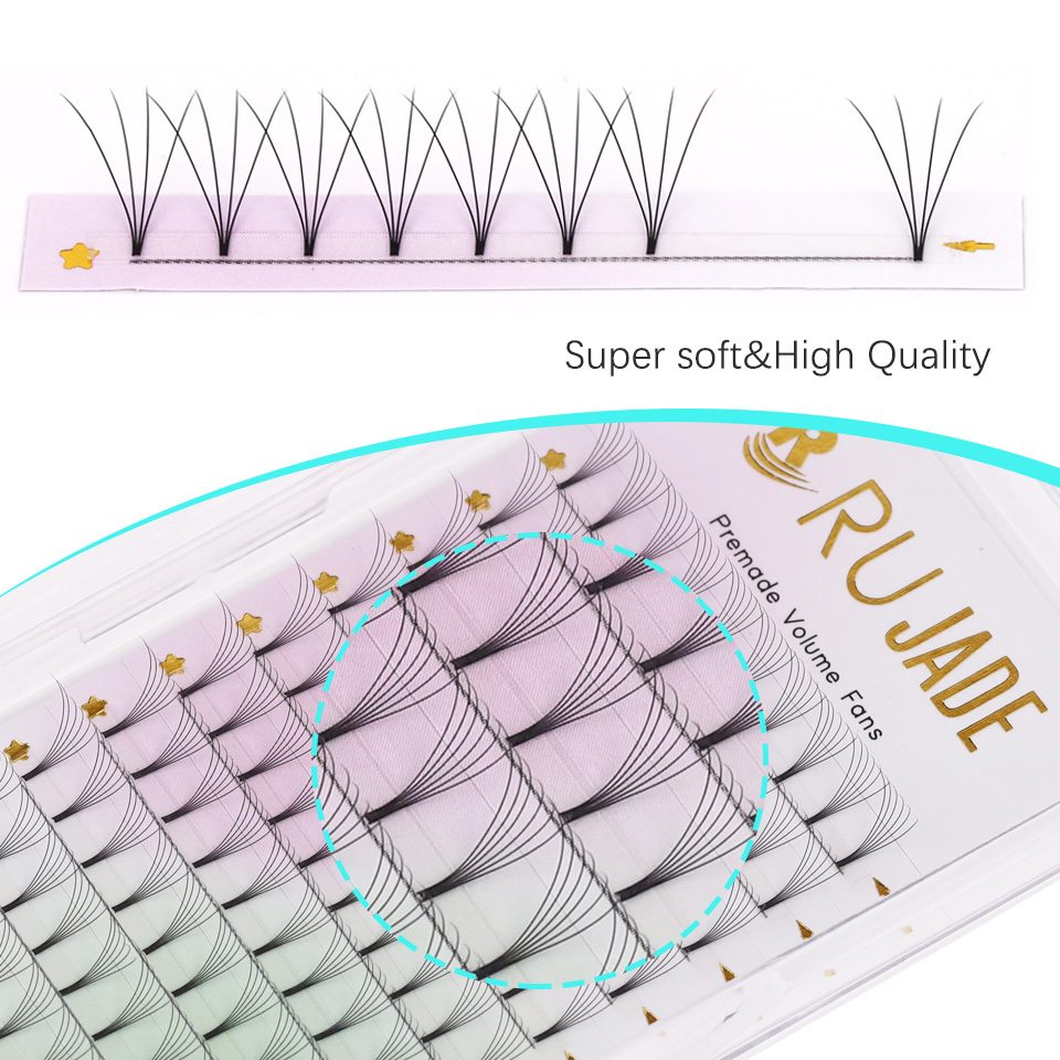 Rujade Premade Volume Fans Cig - Eyelash Extension Russian Volume recensione e prezzo