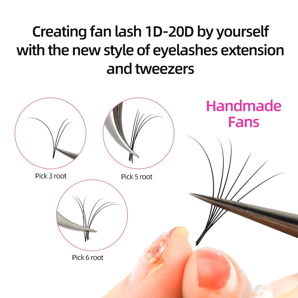 RUJADE 5 Casi/lotto Estensioni - Eyelash Extension Russian Volume recensione e prezzo